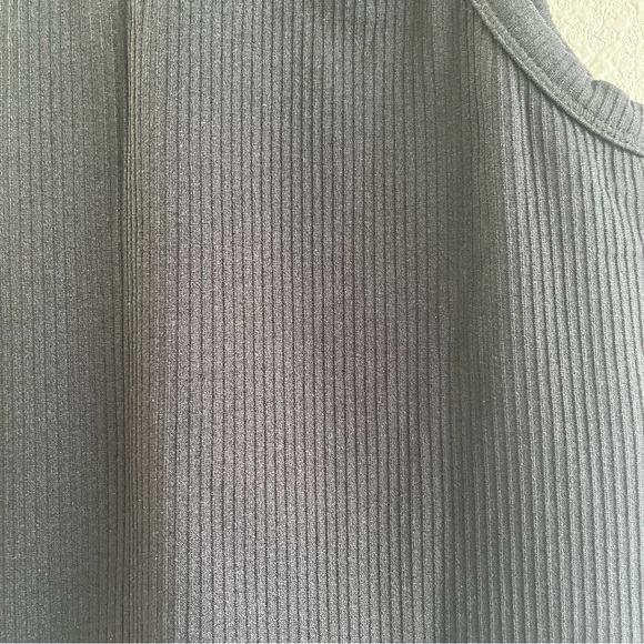 Calvin Klein Jeans ribbed black cropped tank top - Picture 5 of 5